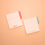 Notas Paprika Pack X2 C/solapa 6,2X6,4 Naranja/celeste